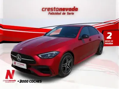 Usado Mercedes C220 200 CV (147 kW) 2022 Rojo Berlina
