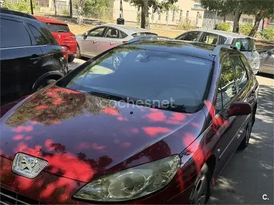 Usado Peugeot 407 Sport 136 CV (100 kW) 2008 Granate Familiar
