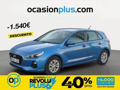 Usado Hyundai i30 120 CV (88 kW) 2017 Azul