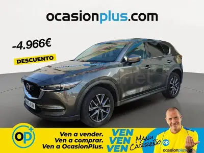 Usado Mazda CX-5 150 CV (110 kW) 2018 Gris / plata SUV