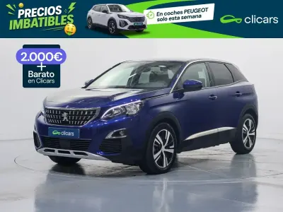 Usado Peugeot 3008 Allure 225 CV (165 kW) 2020 Azul SUV