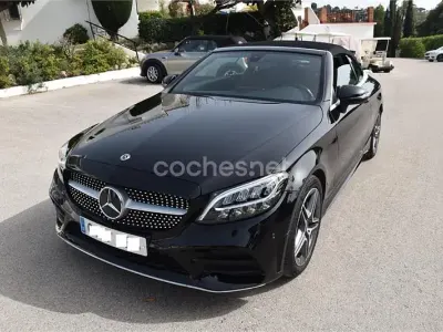 Usado Mercedes C220 194 CV (142 kW) 2018 Negro Descapotable