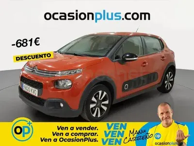 Usado Citroën C3 Feel 82 CV (60 kW) 2019 Naranja Utilitario