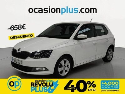Usado Skoda Fabia 95 CV (69 kW) 2017 Blanco