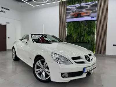 Usado Mercedes SLK200 184 CV (135 kW) 2010 Blanco Descapotable