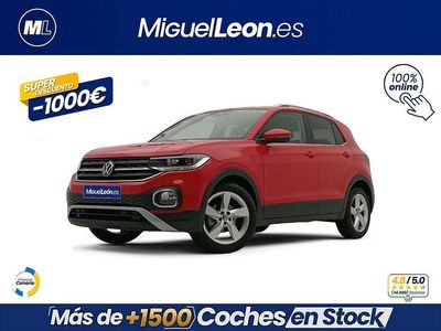 Rojo Usado 2021 VW T-Cross Sportline SUV | 16.985 € (Precio justo)