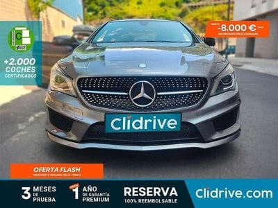 Gris Usado 2014 Mercedes CLA200 AMG line Coupe | 17.290 € (Precio justo)