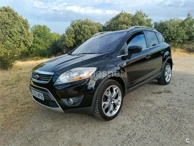 Usado Ford Kuga Titanium 136 CV (100 kW) 2008 Negro SUV