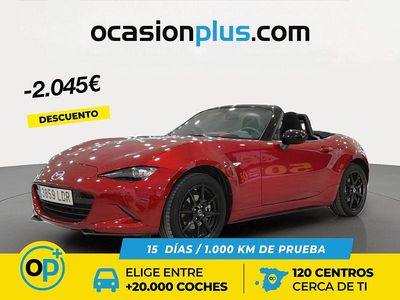 Usado Mazda MX5 132 CV (97 kW) 2019 Rojo Descapotable