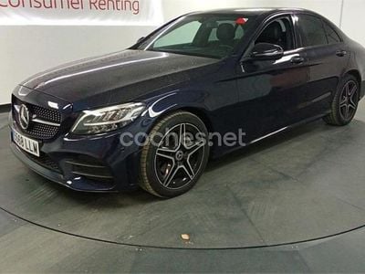 Usado Mercedes C200 136 CV (100 kW) 2014 Azul Berlina