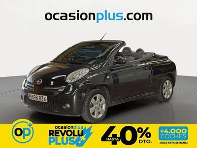 Usado Nissan Micra C+C Tekna 88 CV (64 kW) 2006 Negro Descapotable