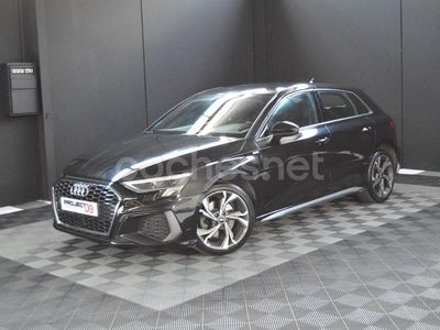 Usado Audi A3 S-Line 204 CV (150 kW) 2021 Negro Berlina