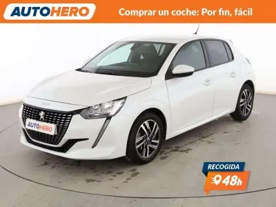 Usado Peugeot 208 Allure 102 CV (75 kW) 2020 Blanco Utilitario