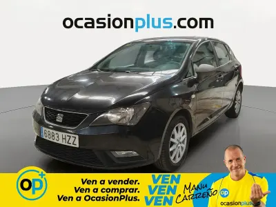 Usado Seat Ibiza Reference 90 CV (66 kW) 2014 Negro Utilitario