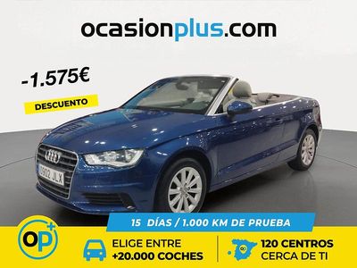 Usado Audi A3 Cabriolet Attraction 110 CV (80 kW) 2016 Azul Descapotable