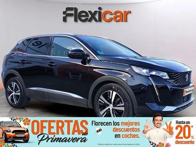 Usado Peugeot 3008 GT 130 CV (95 kW) 2021 Negro SUV