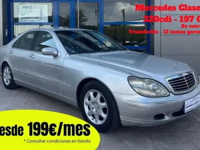 Usado Mercedes S320 197 CV (144 kW) 2003 Gris Berlina