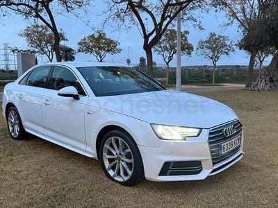Usado Audi A4 S-Line 150 CV (110 kW) 2017 Blanco Berlina