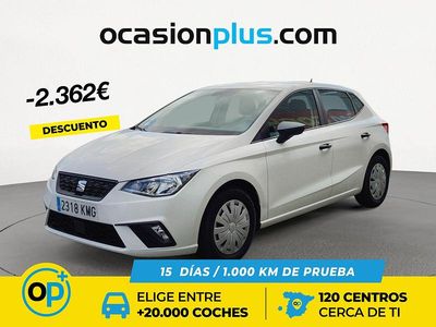 Usado Seat Ibiza Reference 80 CV (58 kW) 2018 Blanco Berlina