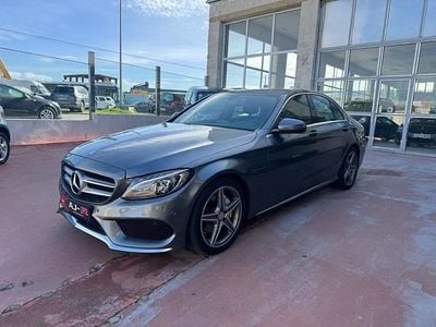 Usado Mercedes C180 116 CV (85 kW) 2017 Gris Berlina