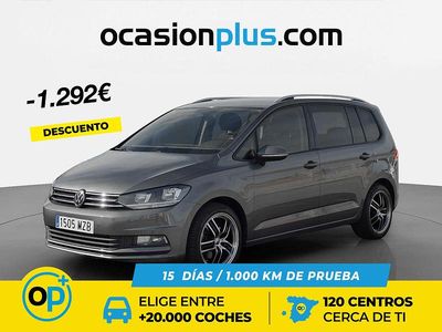 Gris Usado 2016 VW Touran Advance Monovolumen | 16.158 € (Precio justo)