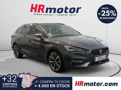 Usado Seat Leon FR 150 CV (110 kW) 2020 Gris Familiar