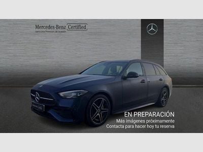 Usado Mercedes C220 AMG line 200 CV (147 kW) 2025 Azul sodalita (metallic) Berlina