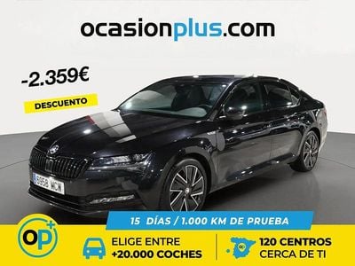 Usado Skoda Superb SportLine 150 HP (110 kW) 2022 Preto Sedan