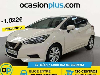 Usado Nissan Micra Acenta 101 CV (74 kW) 2019 Blanco Utilitario