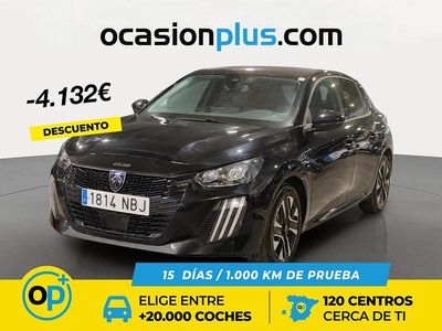 Usado Peugeot 208 Allure 100 CV (73 kW) 2025 Negro Utilitario