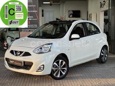 Blanco Usado 2017 Nissan Micra Tekna Berlina | 9990 € (Precio justo)