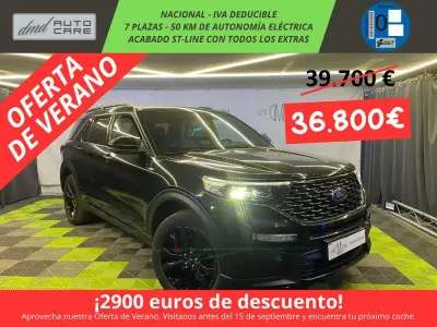 Usado Ford Explorer ST-Line 450 CV (330 kW) 2022 Negro SUV