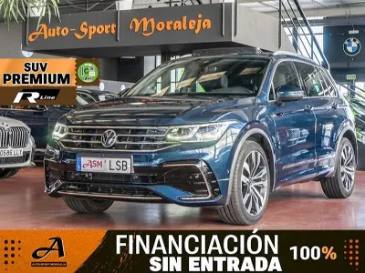 Begagnad VW Tiguan R-line 150 HK (110 kW) 2021 Blå SUV