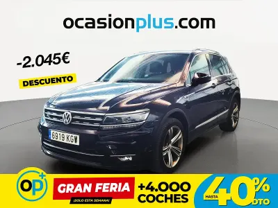 Usado VW Tiguan Sportline 180 CV (132 kW) 2018 Negro SUV