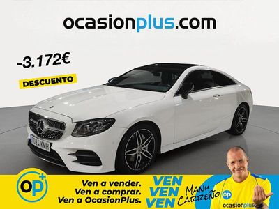 Usado Mercedes E220 194 CV (142 kW) 2018 Blanco Coupe