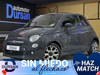 Usado Fiat 500S S 85 CV (62 kW) 2014 Gris / plata Berlina