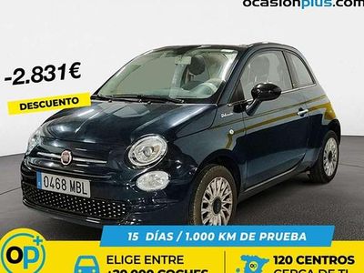 Usado Fiat 500C Dolcevita 71 CV (52 kW) 2022 Azul Descapotable