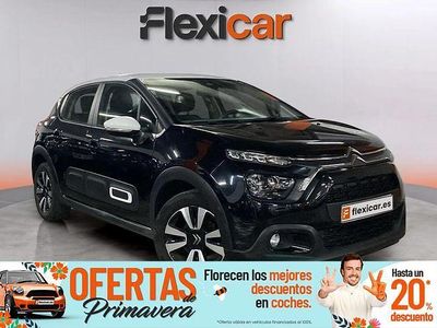 Usado Citroën C3 PureTech 83 CV (61 kW) 2022 Negro Utilitario