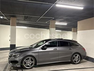 Gris / plata Usado 2016 Mercedes CLA220 Shooting Brake AMG line Familiar | 18.000 € (Buen precio)