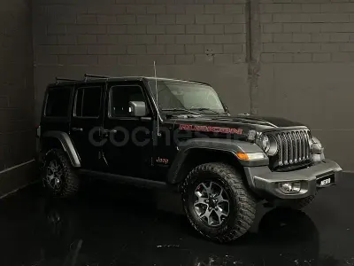 Usado Jeep Wrangler Unlimited Rubicon 200 CV (147 kW) 2019 Negro SUV