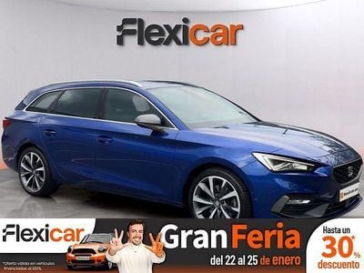 Azul Usado 2021 Seat Leon FR Familiar | 16.790 € (Precio justo)