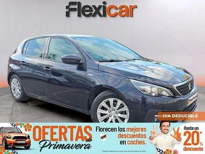 Usado Peugeot 308 Style 130 CV (95 kW) 2020 Negro Berlina