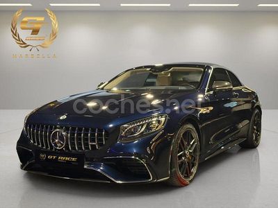 Azul Usado 2020 Mercedes S63 AMG Descapotable | 179.950 €