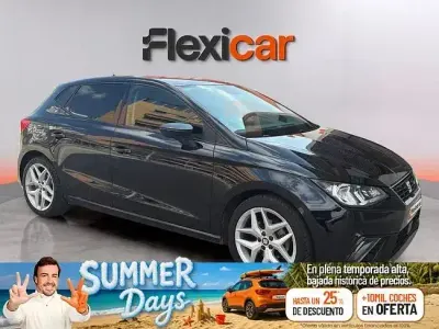 Usado Seat Ibiza FR 115 CV (84 kW) 2018 Negro Utilitario