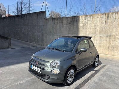 Usado Fiat 500C Connect 70 CV (51 kW) 2021 Gris / plata Descapotable