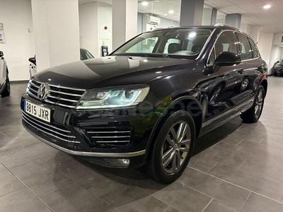 Usado VW Touareg R-line 262 CV (192 kW) 2017 Negro SUV