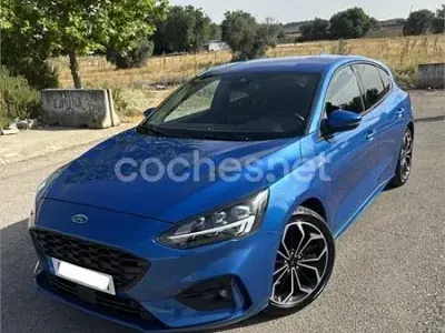 Usado Ford Focus ST-Line 125 CV (91 kW) 2019 Azul Berlina