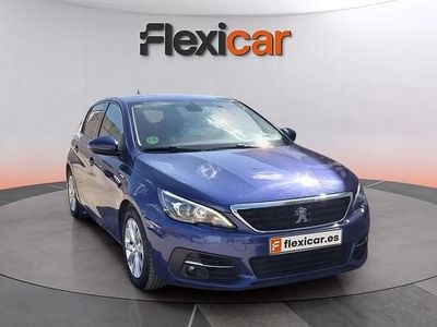 Usado Peugeot 308 Style 131 CV (96 kW) 2020 Azul Familiar