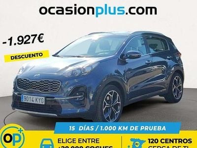 Usado Kia Sportage GT-Line 136 CV (100 kW) 2019 Azul SUV