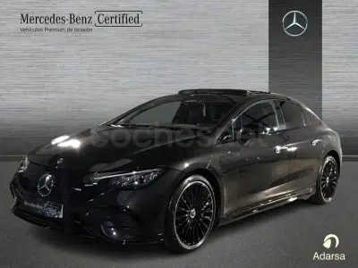 Usado Mercedes EQE350 214 kW (292 CV) 2022 Gris grafito Berlina
